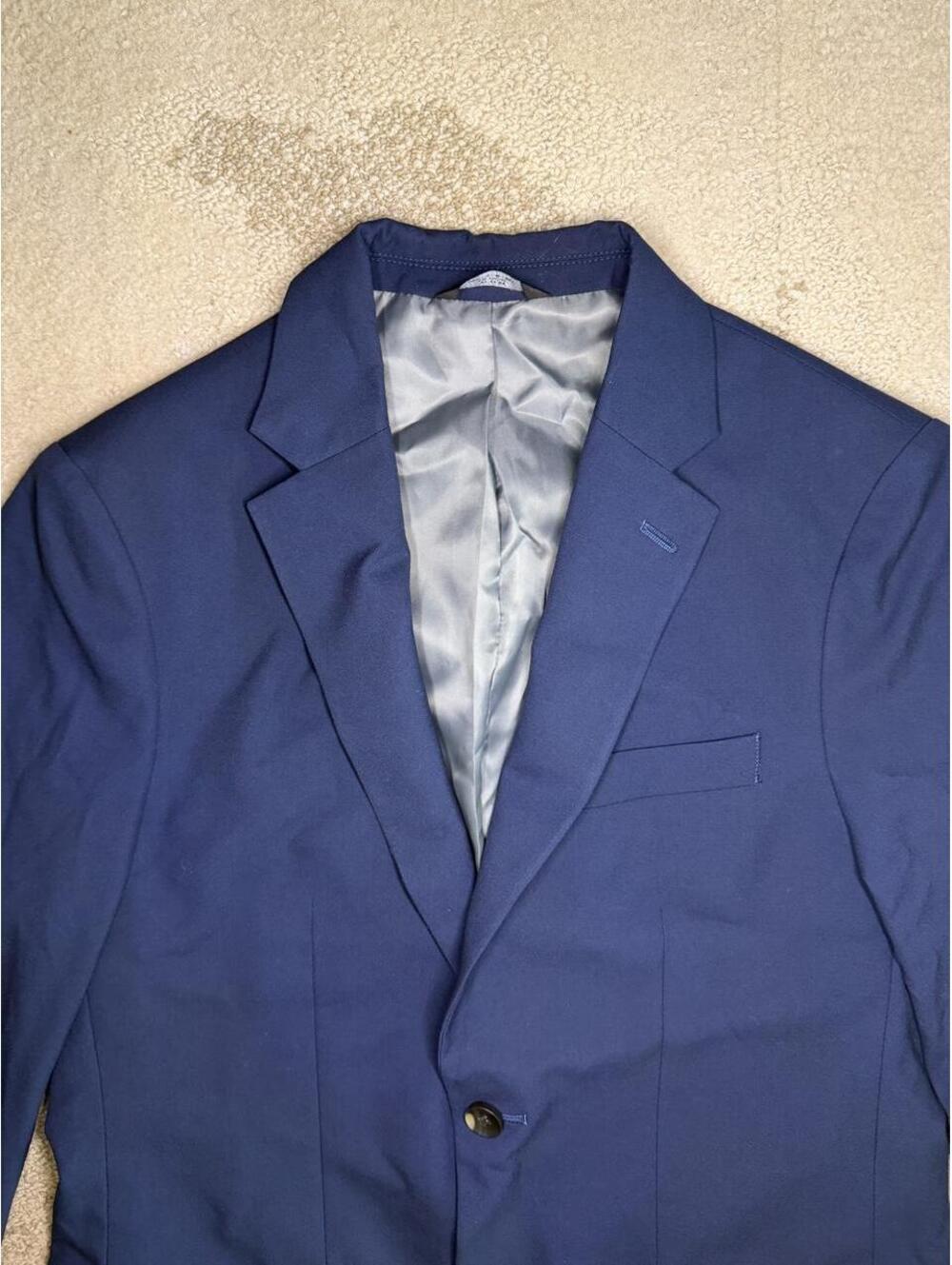 Haggar Men's Navy and Blue Jacket